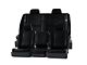 Covercraft Precision Fit Seat Covers Leatherette Custom Second Row Seat Cover; Black (20-24 Silverado 3500 HD Crew Cab)