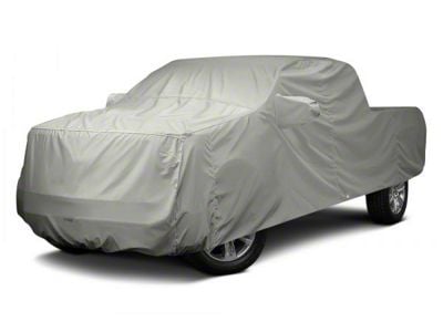Covercraft Custom Car Covers Polycotton Car Cover; Gray (20-24 Silverado 3500 HD)