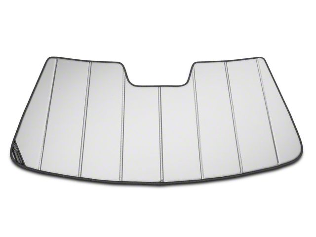 Covercraft UVS100 Heat Shield Custom Sunscreen; Silver (15-19 Silverado 3500 w/o Lane Departure Sensors)