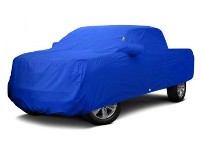 Covercraft Custom Car Covers WeatherShield HP Car Cover; Bright Blue (20-24 Silverado 3500 HD)