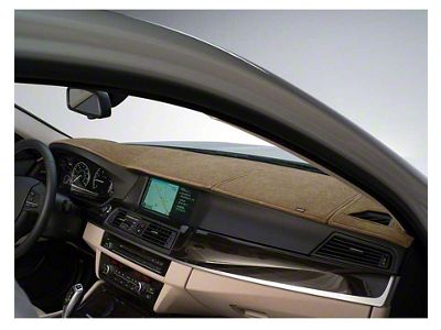 Covercraft SuedeMat Custom Dash Cover; Beige (23-25 F-350 Super Duty XL)