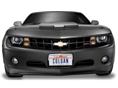 Covercraft Colgan Custom Original Front End Bra with License Plate Opening; Black Crush (21-24 Tahoe w/ Front Parking Sensors)