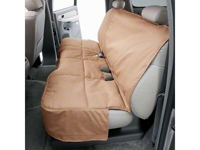Covercraft Canine Covers Custom Padded Rear Second Row Seat Protector; Misty Gray (15-20 Tahoe w/ Second Row Bench Seats)