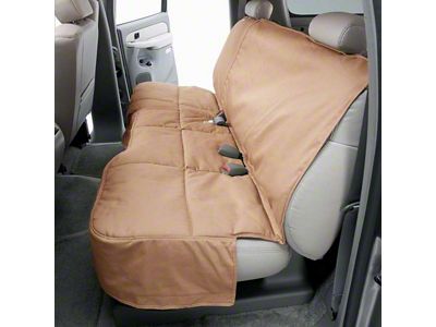 Covercraft Canine Covers Custom Padded Rear Second Row Seat Protector; Tan (07-14 Tahoe w/ Second Row Bench Seats)