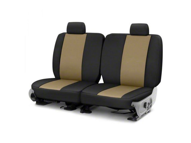 Covercraft Precision Fit Seat Covers Endura Custom Third Row Seat Cover; Tan/Black (07-14 Tahoe)