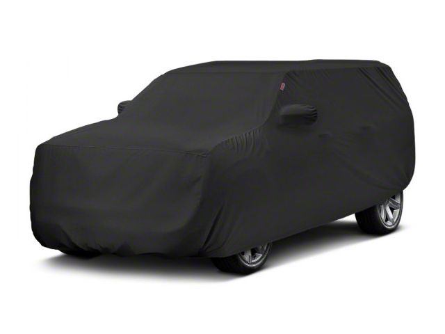 Covercraft Custom Car Covers Form-Fit Car Cover; Black (07-20 Tahoe w/ Roof Rack)