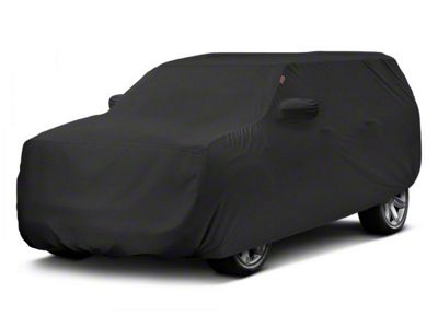 Covercraft Custom Car Covers Form-Fit Car Cover; Black (07-20 Tahoe w/ Roof Rack)