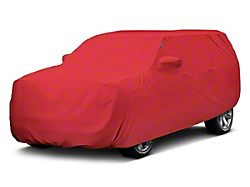 Covercraft Custom Car Covers Form-Fit Car Cover; Bright Red (07-20 Tahoe w/ Roof Rack)