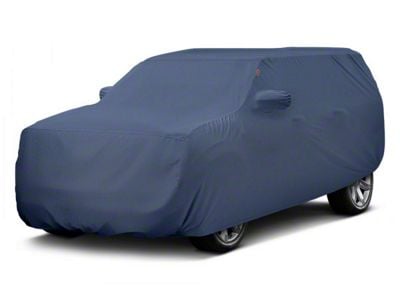 Covercraft Custom Car Covers Form-Fit Car Cover; Metallic Dark Blue (07-20 Tahoe w/ Roof Rack)