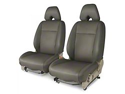 Covercraft Precision Fit Seat Covers Leatherette Custom Second Row Seat Cover; Stone (21-23 Tahoe w/ Bucket Seats)