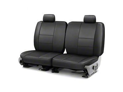 Covercraft Precision Fit Seat Covers Leatherette Custom Third Row Seat Cover; Black (07-14 Tahoe)
