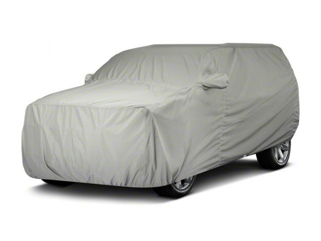 Covercraft Custom Car Covers Polycotton Car Cover; Gray (07-20 Tahoe w/ Roof Rack)