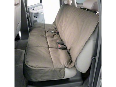 Covercraft Canine Covers Semi-Custom Rear Second Row Seat Protector; Wet Sand (07-23 Tahoe w/ Second Row Bench Seats)