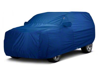 Covercraft Custom Car Covers Sunbrella Car Cover; Pacific Blue (07-20 Tahoe w/ Roof Rack)