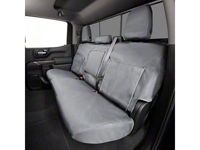 Covercraft Seat Saver Waterproof Polyester Custom Third Row Seat Cover; Gray (21-25 Tahoe)