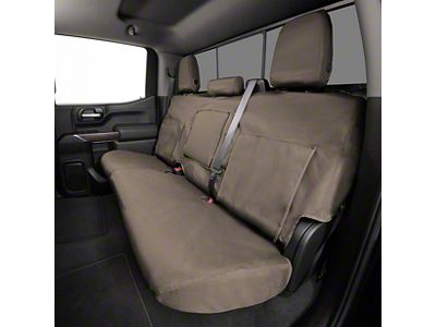 Covercraft Seat Saver Waterproof Polyester Custom Third Row Seat Cover; Taupe (21-25 Tahoe)