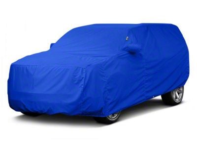 Covercraft Custom Car Covers WeatherShield HP Car Cover; Bright Blue (07-20 Tahoe w/ Roof Rack)
