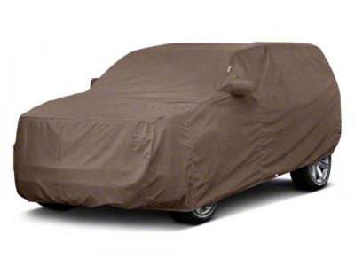 Covercraft Custom Car Covers WeatherShield HP Car Cover; Taupe (07-20 Tahoe w/ Roof Rack)