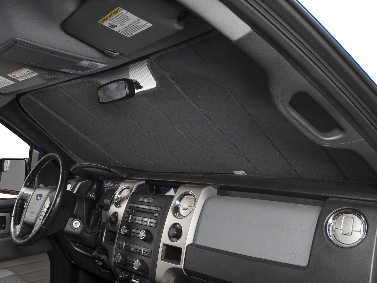 Covercraft UVS100 Heat Shield F-150 Custom Sunscreen; Blue