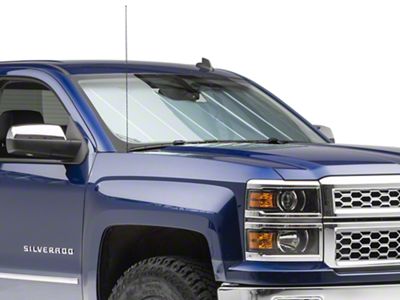 Covercraft UVS100 Heat Shield Custom Sunscreen; Blue Metallic (14-18 Silverado 1500)