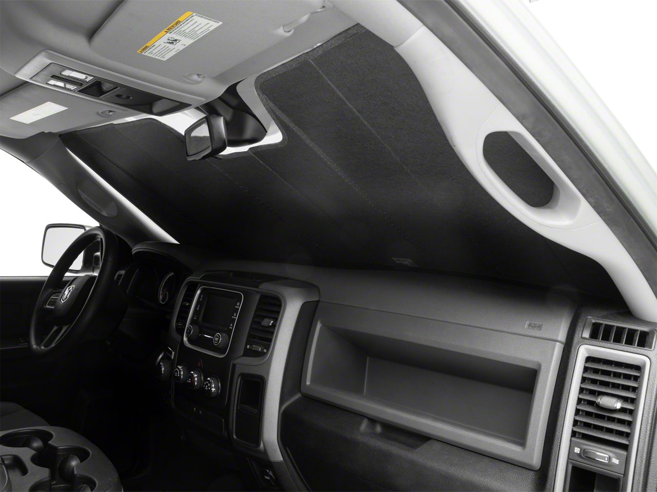 Covercraft UVS100 Heat Shield RAM 1500 Custom Sunscreen; Silver