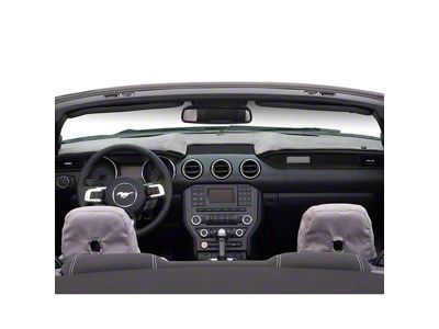 Covercraft VelourMat Custom Dash Cover; Grey (23-25 F-250 Super Duty w/o Heads Up Display, Excluding XL)