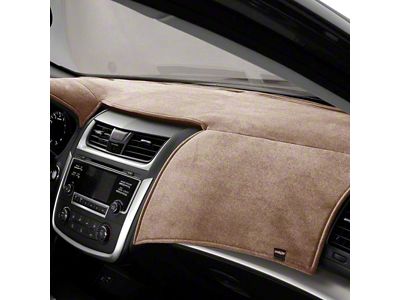 Covercraft VelourMat Custom Dash Cover; Taupe (07-14 Sierra 2500 HD w/ Upper and Lower Glove Boxes)