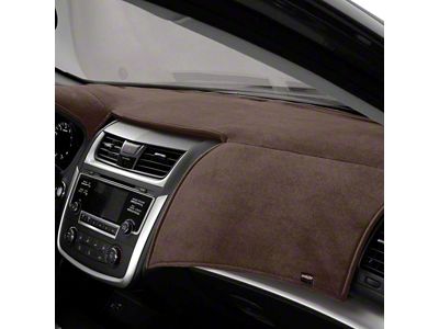 Covercraft VelourMat Custom Dash Cover; Cocoa (19-21 Silverado 1500 w/ Forward Collision Alert; 22-25 Silverado 1500 w/ 7-Inch Infotainment Screen & Forward Collision Alert)