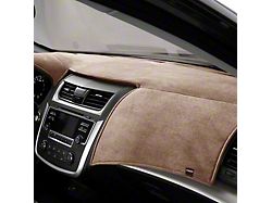 Covercraft VelourMat Custom Dash Cover; Taupe (19-22 Silverado 1500 w/ 7-Inch Infotainment Screen, Forward Collision Alert & Heads Up Display)