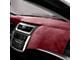 Covercraft VelourMat Custom Dash Cover; Red (21-24 Tahoe w/ Forward Collision Alert & Heads Up Display)