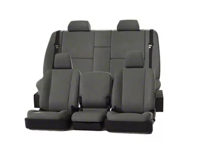 Covercraft Precision Fit Seat Covers Leatherette Custom Front Row Seat Covers; Stone (07-14 Yukon w/ Bucket Seats)