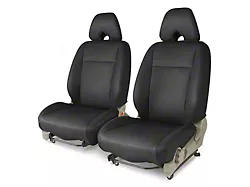 Covercraft Precision Fit Seat Covers Leatherette Custom Second Row Seat Cover; Black (21-24 Yukon w/ Bucket Seats)