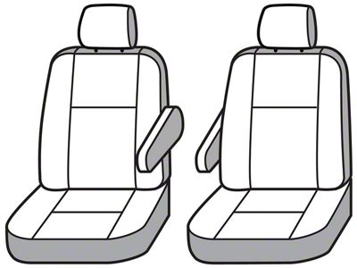 Covercraft Seat Saver Polycotton Custom Second Row Seat Cover; Wet Sand (07-10 Yukon w/ 2nd Row Bucket Seats)