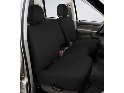 Covercraft Seat Saver Polycotton Custom Third Row Seat Cover; Charcoal (07-14 Yukon)