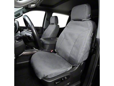 Covercraft Seat Saver Waterproof Polyester Custom Front Row Seat Covers; Gray (21-25 Yukon)