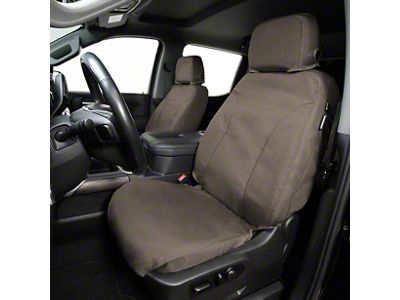 Covercraft Seat Saver Waterproof Polyester Custom Front Row Seat Covers; Taupe (21-25 Yukon)