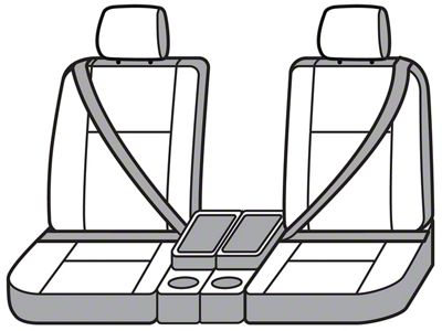 Covercraft Seat Saver Waterproof Polyester Custom Third Row Seat Cover; Gray (07-14 Yukon)