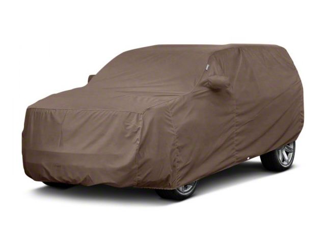 Covercraft Custom Car Covers WeatherShield HP Car Cover; Taupe (07-20 Yukon w/ Roof Rack)