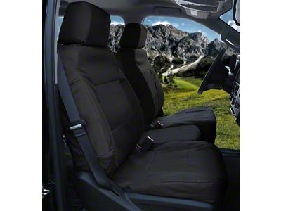 Coverking Cordura Ballistic Custom-Fit Rear Seat Cover; Black (15-20 F-150 SuperCab)