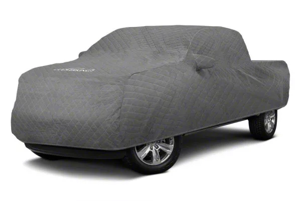 Coverking Moving Blanket Indoor Car Cover; Gray (21-24 F-150 SuperCrew w/ 5-1/2-Foot Bed & Non-Towing Mirrors)