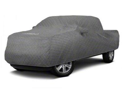 Coverking Moving Blanket Indoor Car Cover; Gray (21-24 F-150 SuperCrew w/ 5-1/2-Foot Bed & Non-Towing Mirrors)