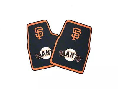 Coverking Printed Floor Mats with San Francisco Giants Logo (Universal; Some Adaptation May Be Required)