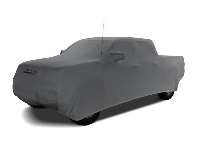 Coverking Satin Stretch Indoor Car Cover; Metallic Gray (15-20 F-150 SuperCrew w/ 5-1/2-Foot Bed)