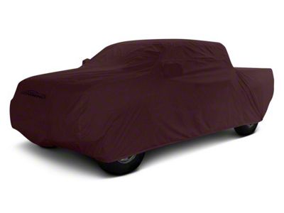 Coverking Stormproof Car Cover; Wine (21-24 F-150 SuperCrew w/ 5-1/2-Foot Bed & Non-Towing Mirrors)