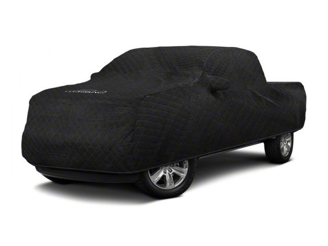 Coverking Moving Blanket Indoor Car Cover; Black (17-22 F-250 Super Duty SuperCrew w/ Towing Mirrors)