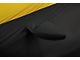 Coverking Satin Stretch Indoor Car Cover; Black/Velocity Yellow (17-22 F-250 Super Duty SuperCrew w/ Towing Mirrors)
