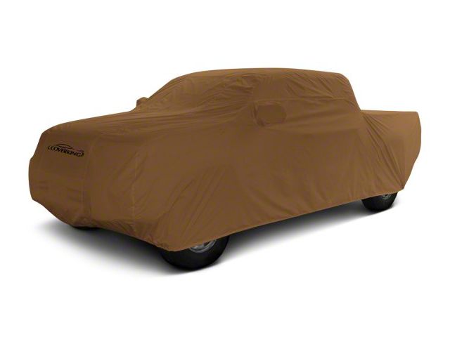Coverking Stormproof Car Cover; Tan (17-22 F-250 Super Duty SuperCrew w/ Towing Mirrors)