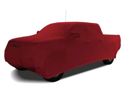 Coverking Satin Stretch Indoor Car Cover; Pure Red (19-24 RAM 1500 Crew Cab)