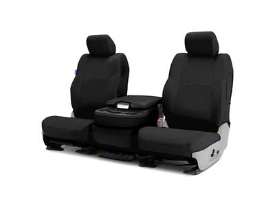 Coverking Cordura Ballistic Custom-Fit Rear Seat Cover; Black (19-24 RAM 2500 Crew Cab)