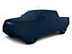 Coverking Satin Stretch Indoor Car Cover with Passenger Side Front Antenna Pocket; Dark Blue (13-18 RAM 2500 Crew Cab w/ 6.4-Foot Box & Telescoping Mirrors)